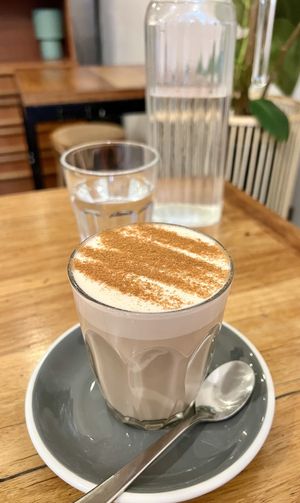 Chai latte 😋   at Union Kiosk in Melbourne