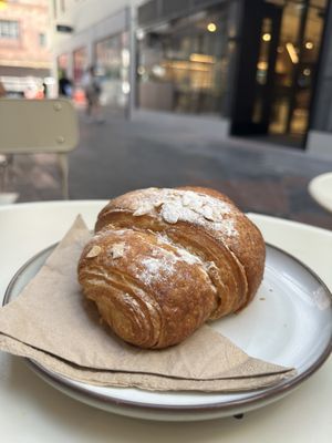 Almond Croissant   at Union Kiosk in Melbourne