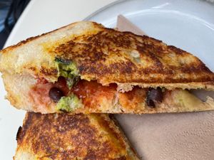 Mexican black bean   at Union Kiosk in Melbourne