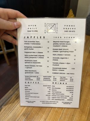   at Union Kiosk in Melbourne