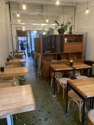 New seating area next door    at Union Kiosk in Melbourne