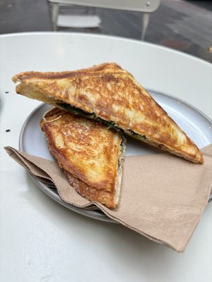 VEGAN ROAST CHICKEN, YAY FETA + SPINACH    at Union Kiosk in Melbourne