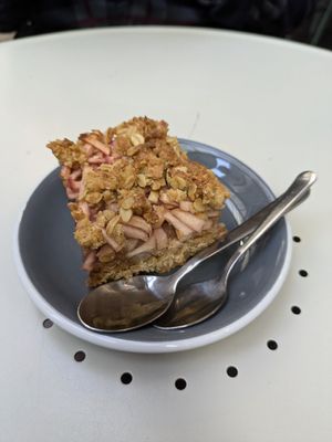 Apple crumble at Union Kiosk in Melbourne