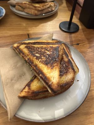 Spinach chicken and feta  at Union Kiosk in Melbourne