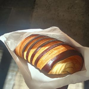 chocolate croissant at Union Kiosk in Melbourne