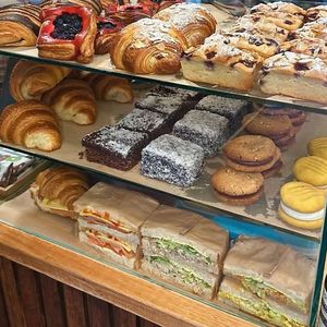 Cabinet display at Union Kiosk in Melbourne