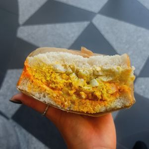 curried tofu sandwich at Union Kiosk in Melbourne