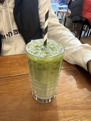 Iced matcha !  at Union Kiosk in Melbourne