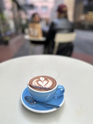 Mocha was really good!💜  at Union Kiosk in Melbourne
