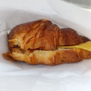 ham and cheese croissant at Union Kiosk in Melbourne
