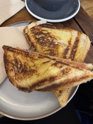 Ham and cheese  at Union Kiosk in Melbourne