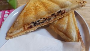Bolognese jaffle at Union Kiosk in Melbourne