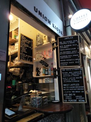 Union kiosk menu at Union Kiosk in Melbourne