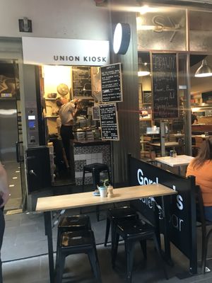 The kiosk at Union Kiosk in Melbourne