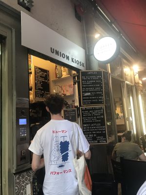 The kiosk again  at Union Kiosk in Melbourne