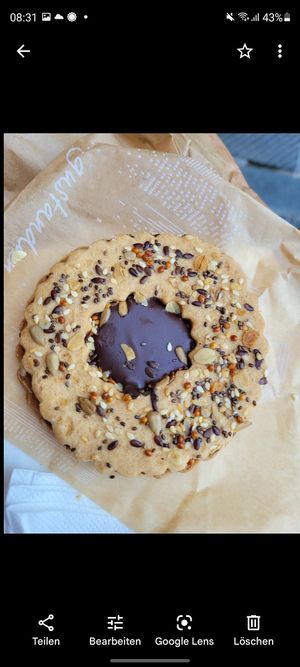 chocolate crostata😛 at Britta Take Away in Riomaggiore