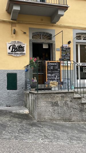   at Britta Take Away in Riomaggiore