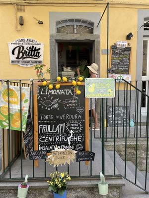 Outside  at Britta Take Away in Riomaggiore