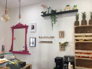 Inside the shop at Britta Take Away in Riomaggiore