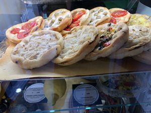 Focaccia at Britta Take Away in Riomaggiore