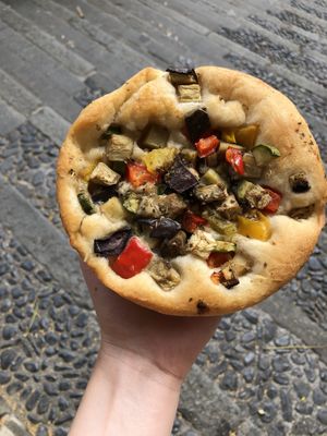 Yumm at Britta Take Away in Riomaggiore