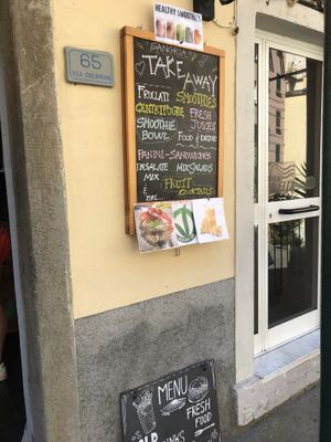 Front at Britta Take Away in Riomaggiore