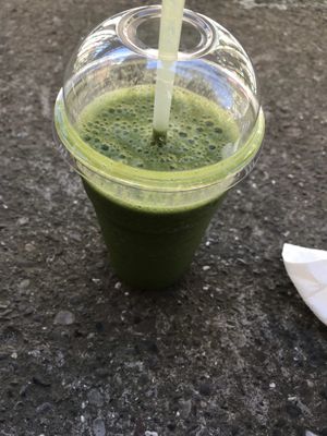 Green machine at Britta Take Away in Riomaggiore