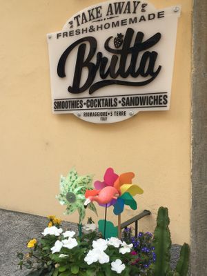 Outside  at Britta Take Away in Riomaggiore