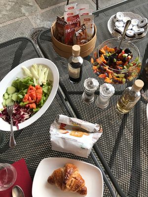 Need I say more   There was fresh bread as well   at Ristorante Castello di Valenzano in Subbiano