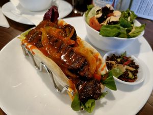 Shhh Kebab (Seitan) at The Hidden City Cafe in Londonderry