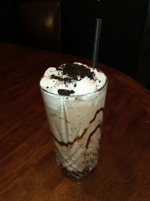 Oreo oat shake at The Hidden City Cafe in Londonderry