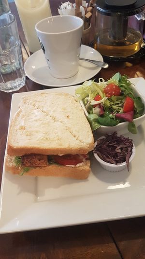 Vegan BLT at The Hidden City Cafe in Londonderry