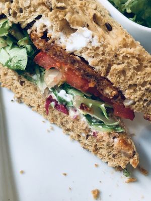 Vegan BLT at The Hidden City Cafe in Londonderry