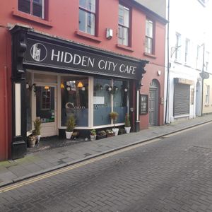 Easy to find at The Hidden City Cafe in Londonderry
