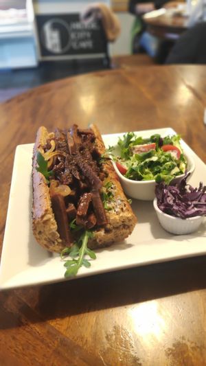 Side Salad and Coleslaw at The Hidden City Cafe in Londonderry
