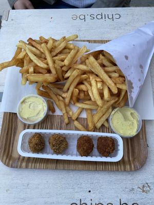   at Frituur Chips in Antwerpen