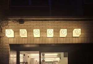 Facade at Frituur Chips in Antwerpen