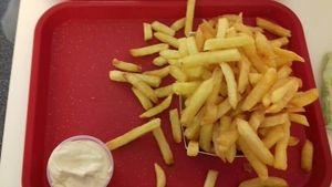 fries  at Frituur Chips in Antwerpen