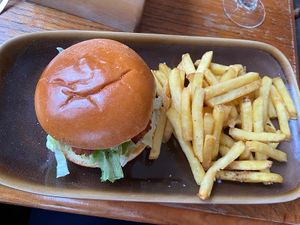 Cheeseburger  #Veganuary at The Caledonia in Liverpool