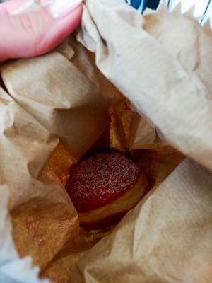 Krapfen alla marmellata at Profanter in Bressanone