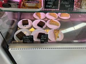 Vegan cakes   at Garrison House Cafe in Millport