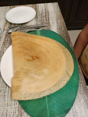 Onion masala dosai at Dasaprakash in Jaipur