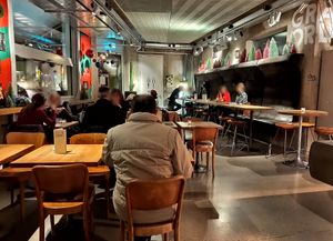 Interior around christmas at Hiltl - Langstrasse in Zurich