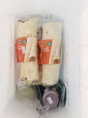 Vegan Meals for the Road  at Just Food Market in Ankara