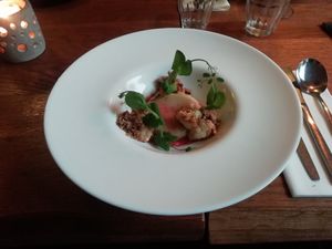 Main course vegan at De Waaghals in Amsterdam