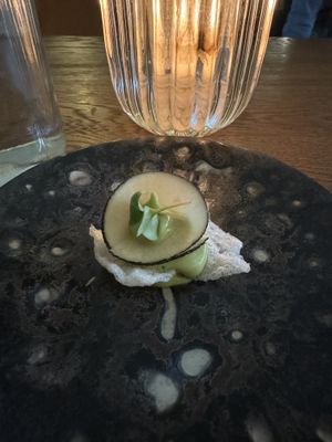 Amuse bouche  at De Waaghals in Amsterdam