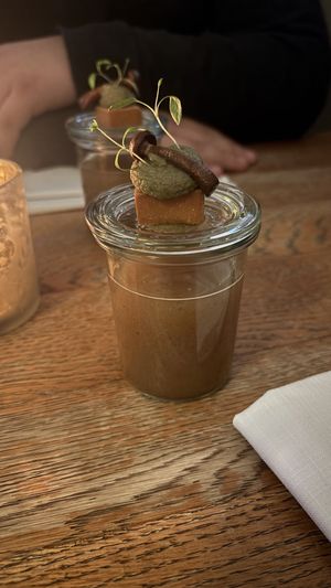 Mushroom broth   at De Waaghals in Amsterdam