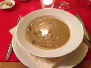 peanut soup at De Waaghals in Amsterdam