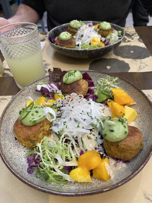 Tofu dumplings  at Terrarea in Matosinhos
