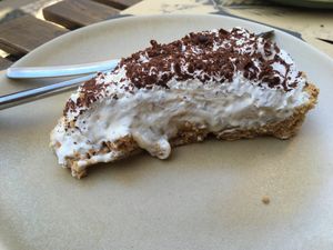 Vegan banoffee at Terrarea in Matosinhos